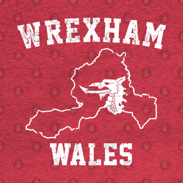 Wrexham Wales / Cymru by Botak Solid Art